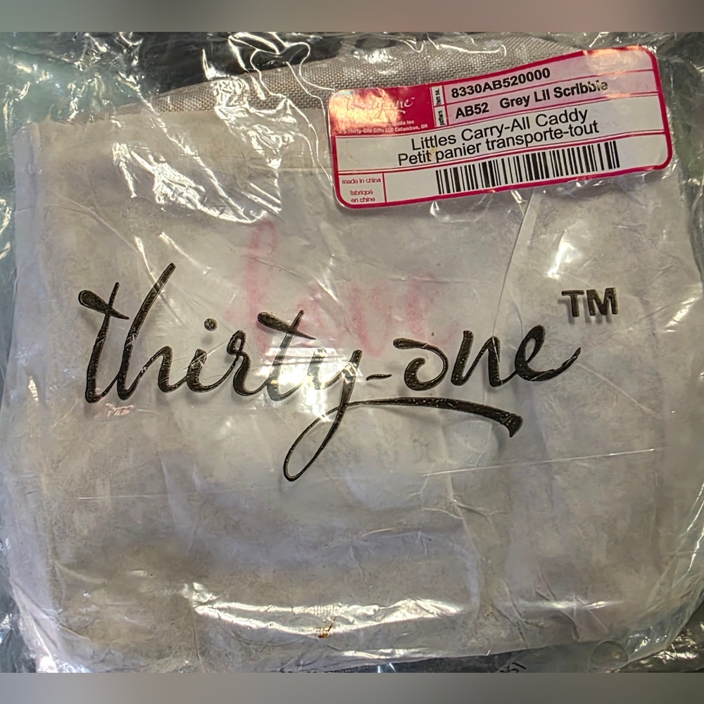 Thirty-One Gray Carry-All Caddy